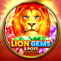 Lion Gems 3 Pots: Hold and Win BNG game cover