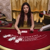 Blackjack VIP Gamma Evolution game cover