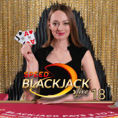 Evo Speed Blackjack 18 Evolution game cover