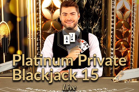 Platinum Private Blackjack 15 Evolution game cover