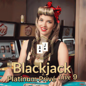 Platinum Privé Blackjack 9 Evolution game cover