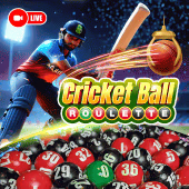 Cricket Ball Roulette Ezugi game cover
