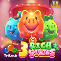 3 Rich Pigies JILI game cover
