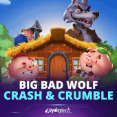 Big Bad Wolf: Crash & Crumble Playtech game cover