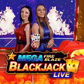 Mega Fire Blaze Blackjack Live PT game cover