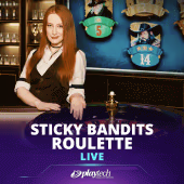 Sticky Bandits Roulette Live PT game cover