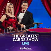 The Greatest Cards Show Live Playtech game cover