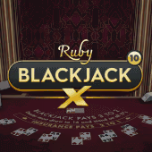 Blackjack X 10 - Ruby Pragmatic Play game cover