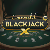 Blackjack X 28 - Emerald Pragmatic Play game cover