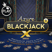 Blackjack X 3 - Azure Pragmatic Play game cover