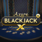 Blackjack X 6 - Azure Pragmatic Play game cover
