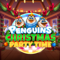 Penguins Christmas Party Time Pragmatic Play game cover